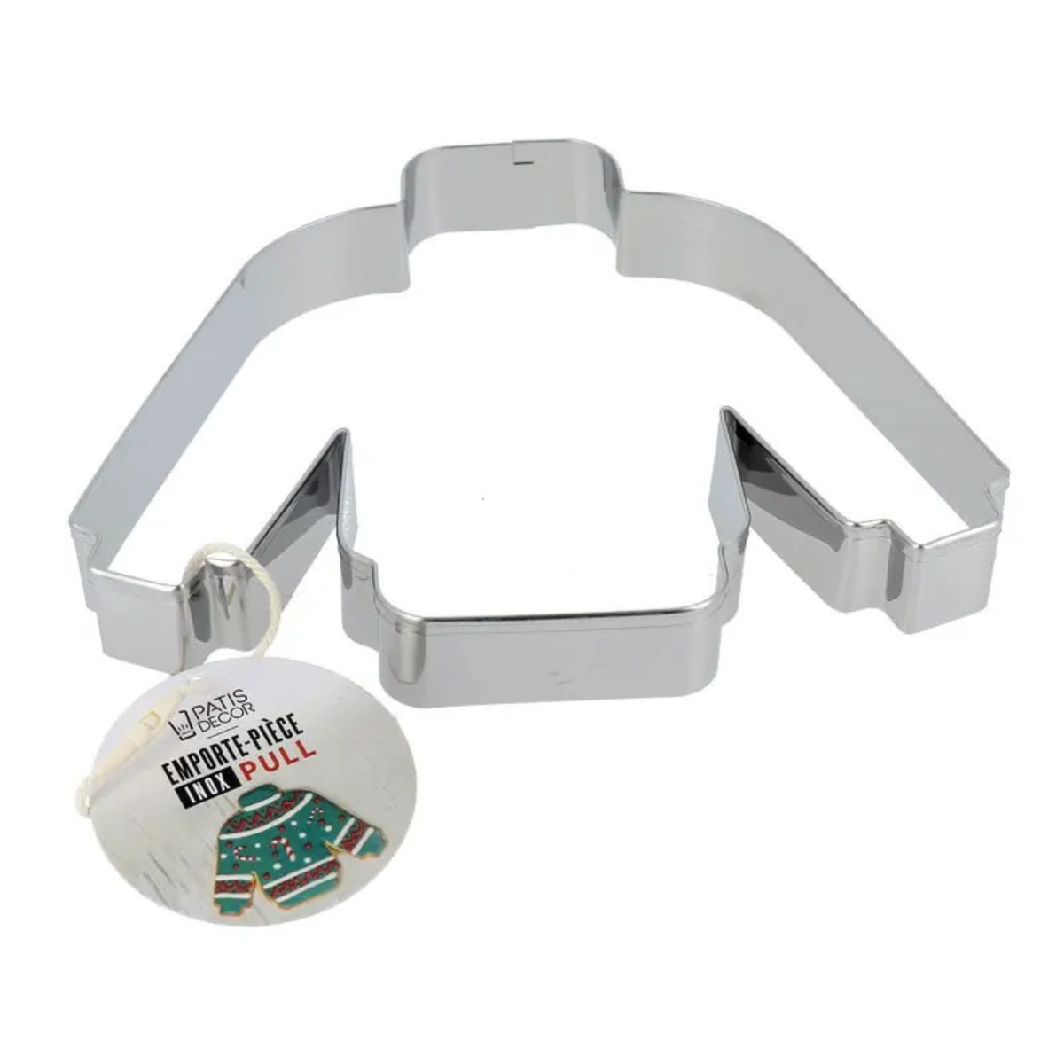 PatisDécor - Emporte-pièce Pull en Inox 15 cm