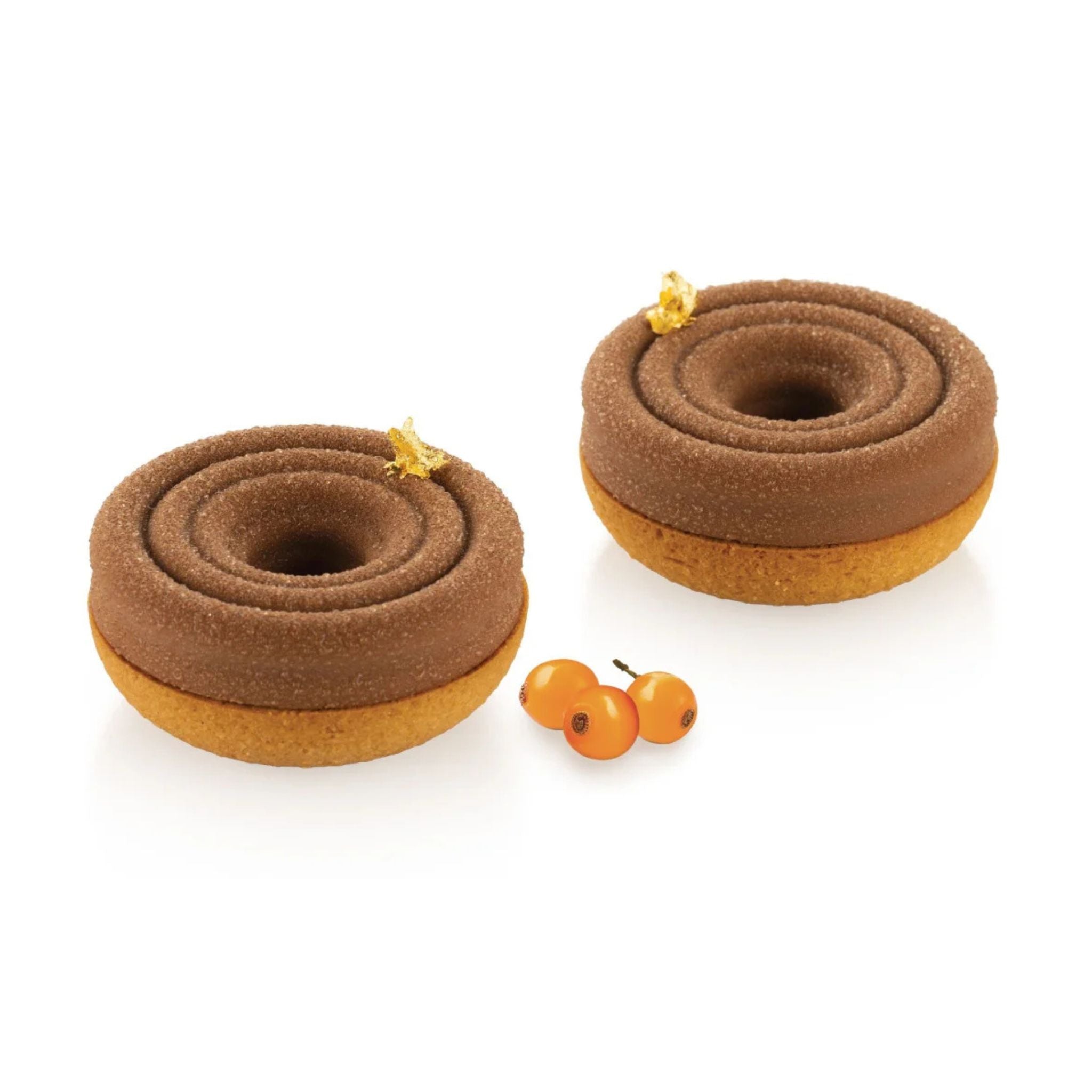 Silikomart - Kit Moule Silicone 6 Tartes Tornado Ø 8 x H 3,6 cm