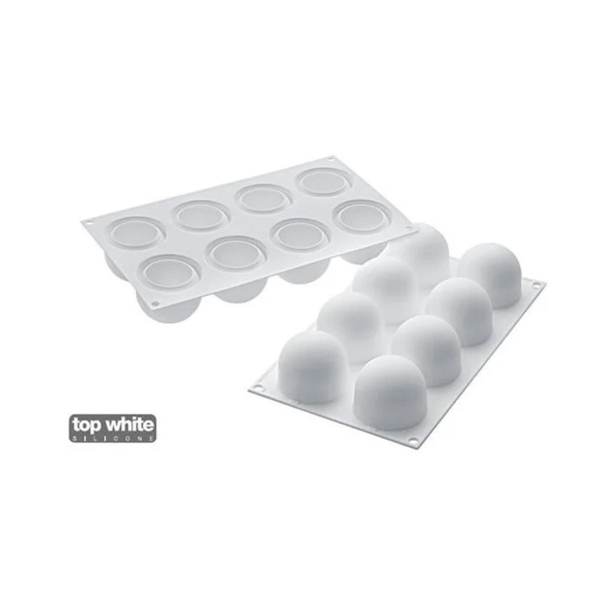 Moule silicone Truffes Silikomart 8 empreintes sphériques