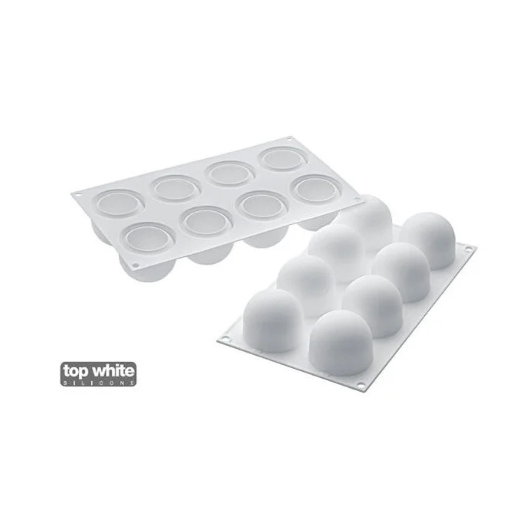 Silikomart - Moule Silicone 8 Truffes Ø 52 mm