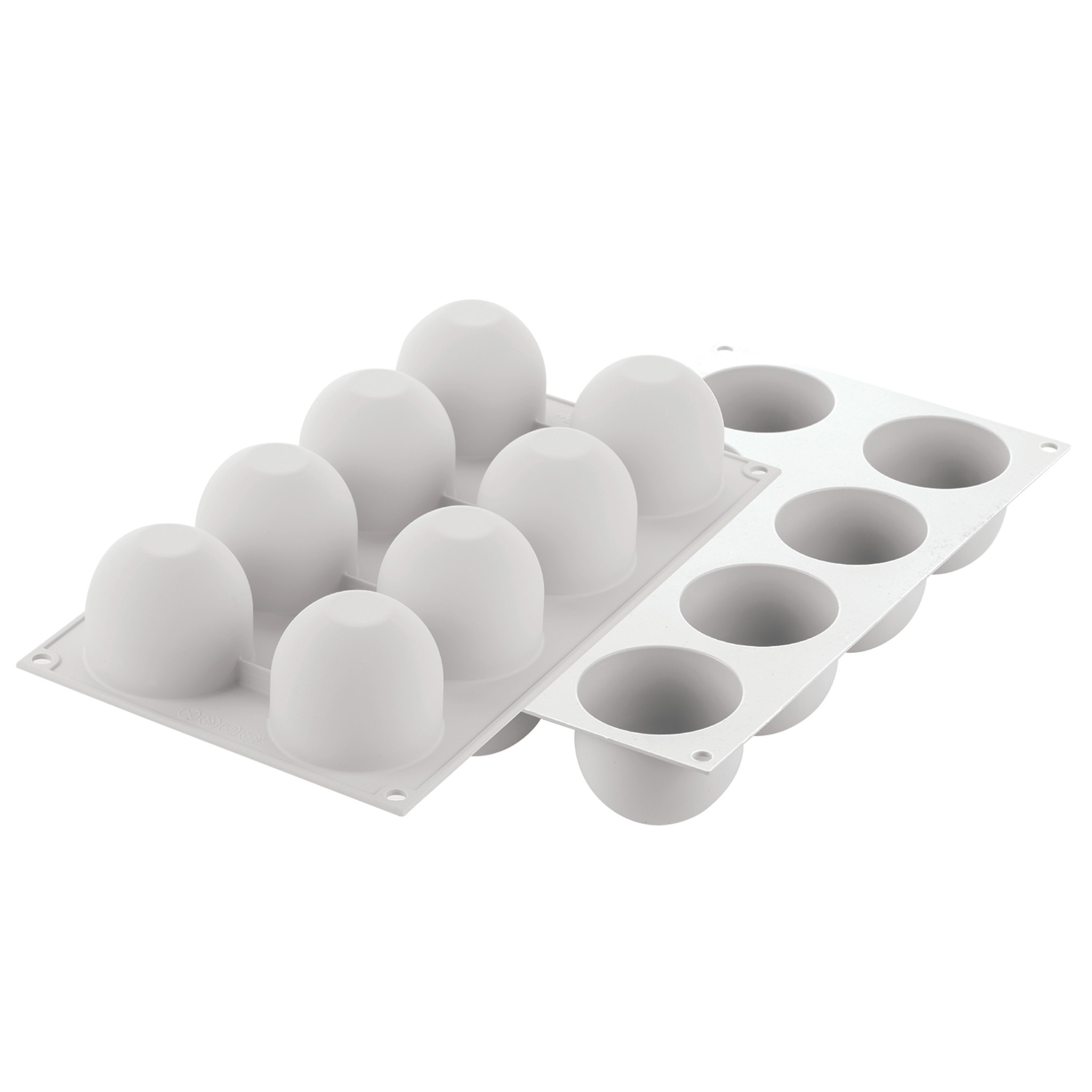 Silikomart - Moule Silicone 8 Dômes Ø62 mm 125 ml