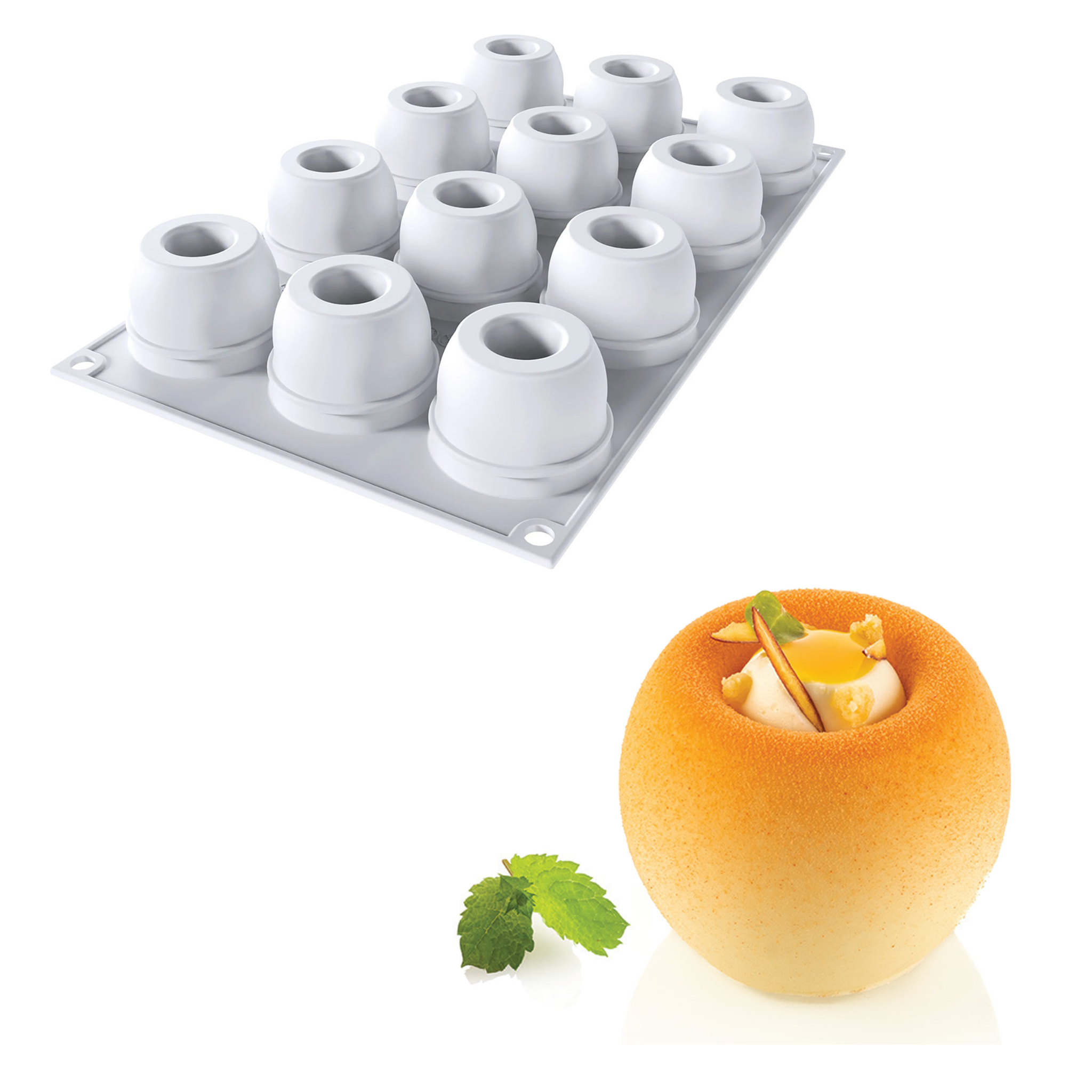 Silikomart - Moule Silicone 12 Secrets Ø45 mm 40 ml