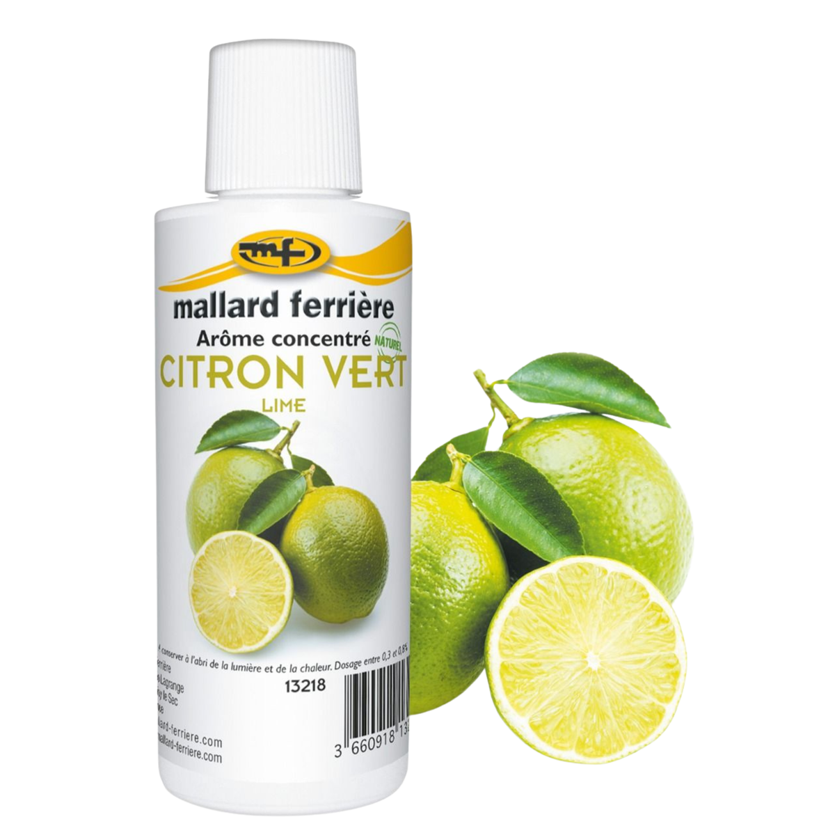 Arôme concentré citron vert – Mallard Ferrière
