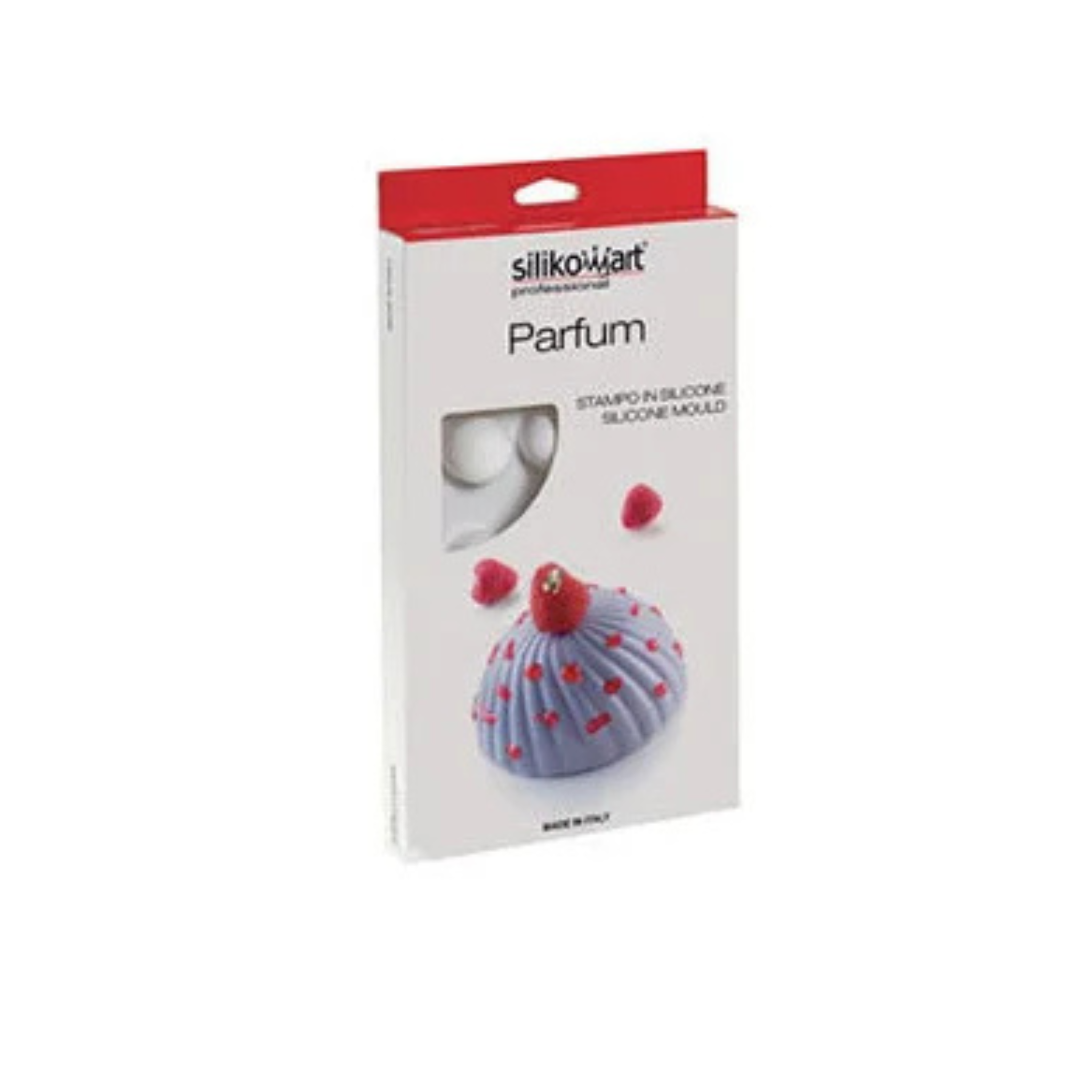 Silikomart - Moule Silicone 6 Demi Sphères Vrillées Ø 75 mm