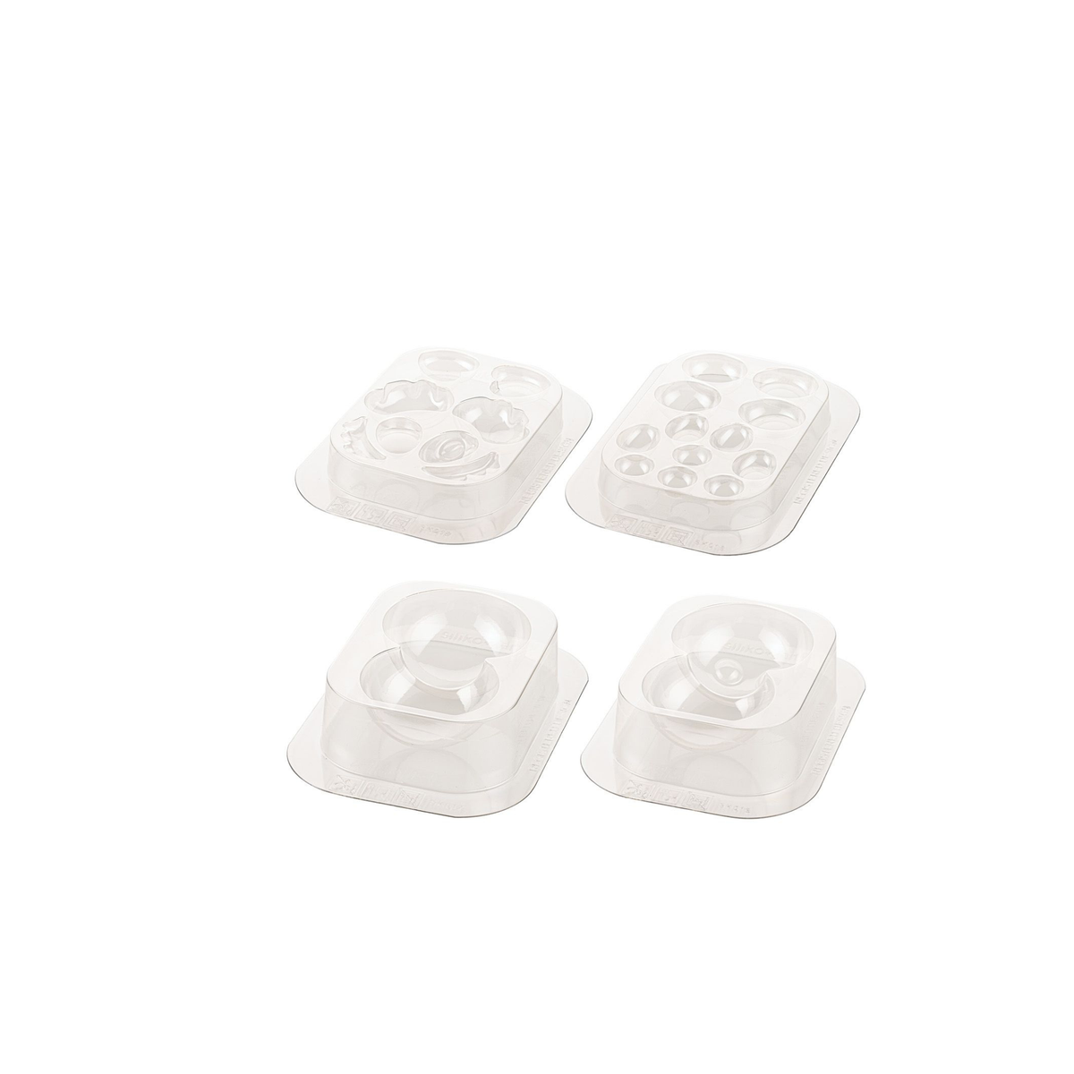 Moule chocolat empreintes variées