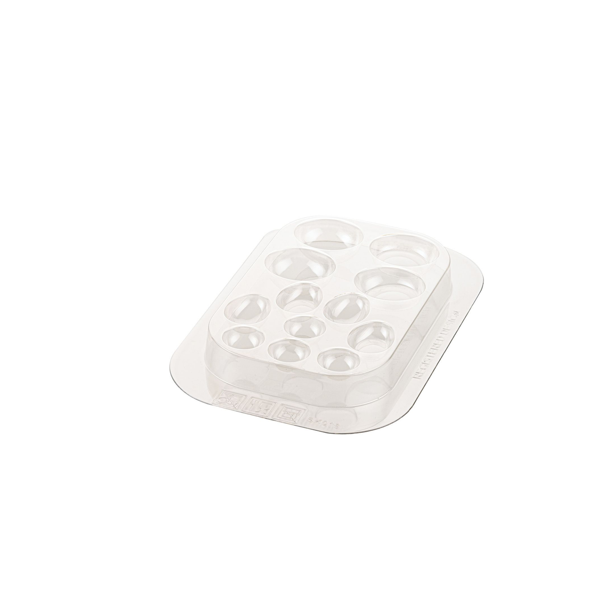 Moule chocolat empreintes rondes
