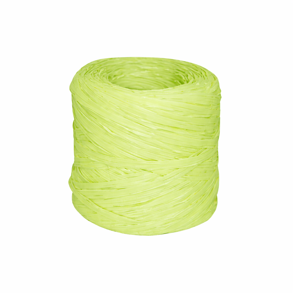 bobine de raphia vert clair