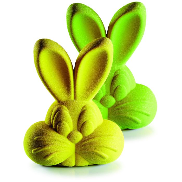Moule chocolat lapin roger 15,5 x 11 cm x h 20cm (x2) 