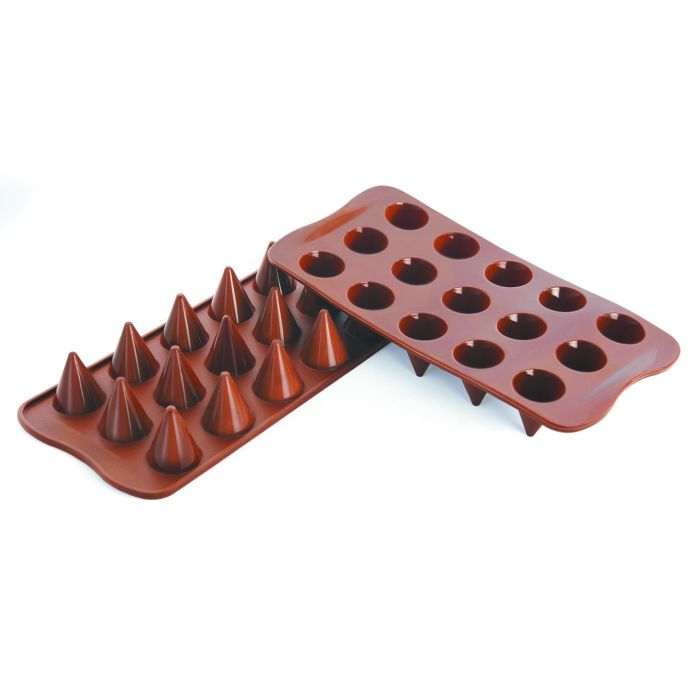 Moules Silicone pour chocolat Easy Choc - 15 Cônes 214 x 106 - Silikomart -  Appareil des Chefs