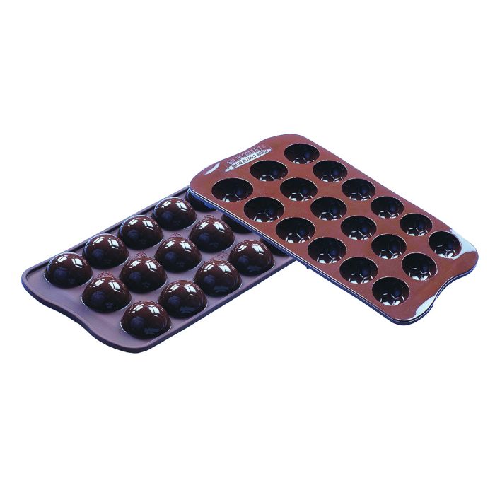 Moule Silicone pour Chocolat Easy Choc - 18 1/2 Ballons 214 x 106