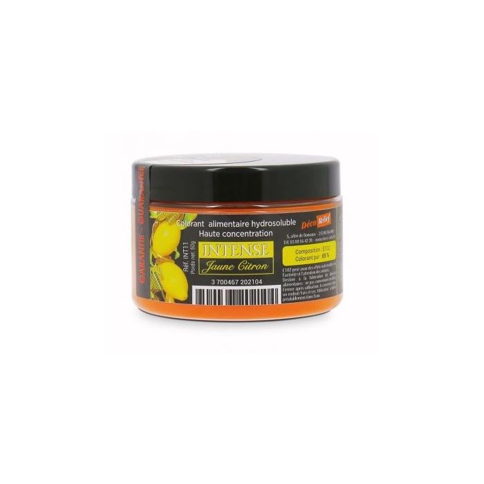 Colorant alimentaire jaune citron E104 - Poudre liposoluble