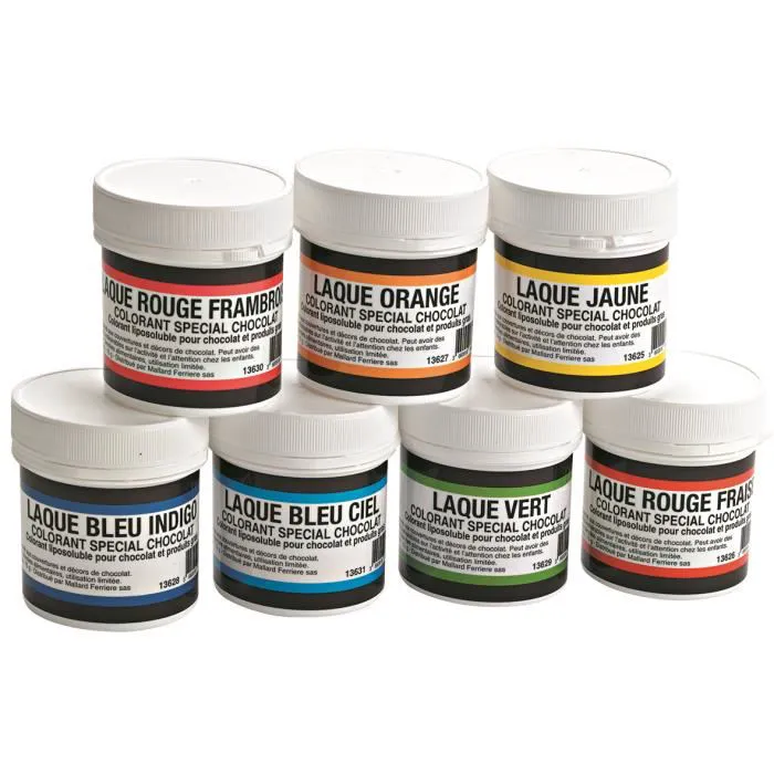 Colorants liposolubles alimentaires 15g ou 60g - Mallard Ferrière - teinte configurable