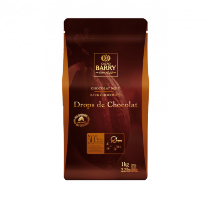 Pépites drops Chocolat 50 % - 1 Kg - Cacao Barry - Appareil des Chefs