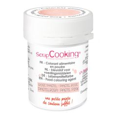 Colorant alimentaire rose pastel 5g - Scrapcooking