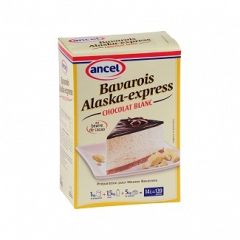 Préparation Bavarois Alaska-Express Chocolat Blanc- Ancel 1 Kg