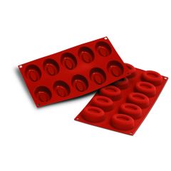 Moule Silicone 10 Savarins Ovales