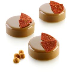 Silikomart - Moule silicone 8 Ronds Essenziale - 80 ml