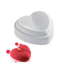 Moule en silicone cœur bombé - 600ml
