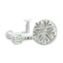 Découpoirs éjecteurs pâte à sucre flocons