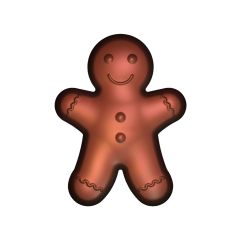 Moules pour chocolat GINGER MAN 10 empreintes