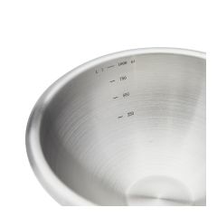 Bassine demi sphérique « Cul-de-Poule » en inox - Ø au choix