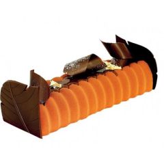Moule Bûche de Noël Longue - Annelée - X12