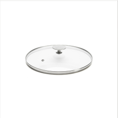 De Buyer - Couvercle en verre avec pontet en inox - Ø28cm