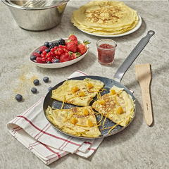 De Buyer - Poêle à crêpes en tôle d'acier bleuie - Ø20cm