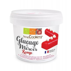 Glaçage miroir en poudre - Rouge 220g