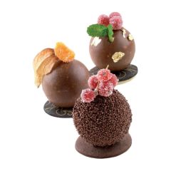 Moule silicone 3D - 5 Sphères - Ø48mm