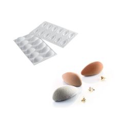 Moule silicone 12 quenelles - 24 ml