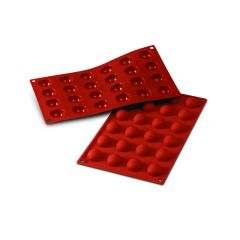Moule en silicone 24 demi sphères - Ø 3cm