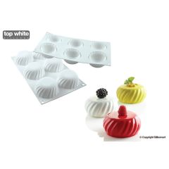 Moule solicone 6 Palets Vrillés Bombes - 110 ml
