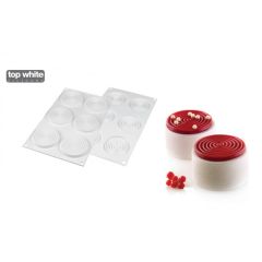 Moule silicone 6 Tourbillons - 28 ml