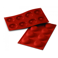 Moule en silicone 8 Pomponnettes - Ø 6cm