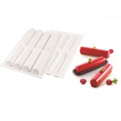 Moule silicone 8 CYLINDRES - 76 ml