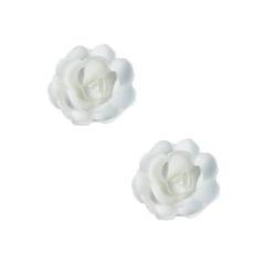 Grandes roses en azyme x6 - Blanche