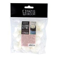 Petites roses en azyme x12 - Blanche