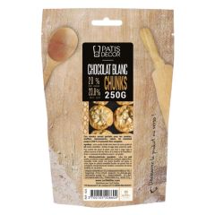 PatisDecor - Pépites de chocolat blanc chunks - 250 g