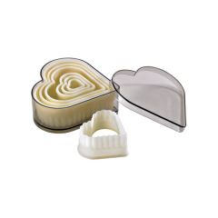 Mallard Ferrière - Boite 7 découpoirs coeurs cannelés