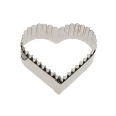 Mallard Ferrière - découpoir coeur cannelé - Ø 45mm