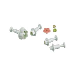 Mallard Ferrière - Jeu de 4 découpoirs fleurs - (Ø 7, 10, 12 et 23mm)