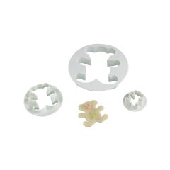 Mallard Ferrière - 3 découpoirs oursons - Ø 22 / 40 / 68 mm