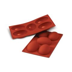 Mallard Ferrière - Moule 5 demi-oeufs professionnel en silicone