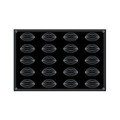 Pavoni - Plaque moule 20 bouches - 105ml