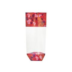 Mallard Ferrière - 100 Sacs Valentine en polypropylène - 220 x 100mm
