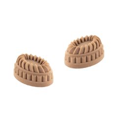 Silikomart - Moule silicone 15 ovales pleincoeur - 27ml