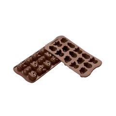 Silikomart - Moule silicone EasyChoc - 15 SUJETS DE NOËL