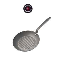 De Buyer - Poêle grill ronde à queue feuillard - Ø au choix