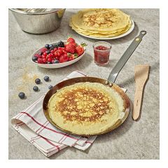 Poêle à crêpes en acier MINERAL B Biologique - Ø au choix